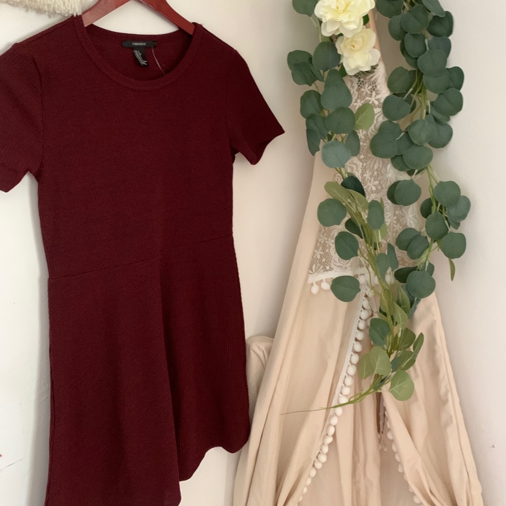 NWT Ribbed Skater Dress